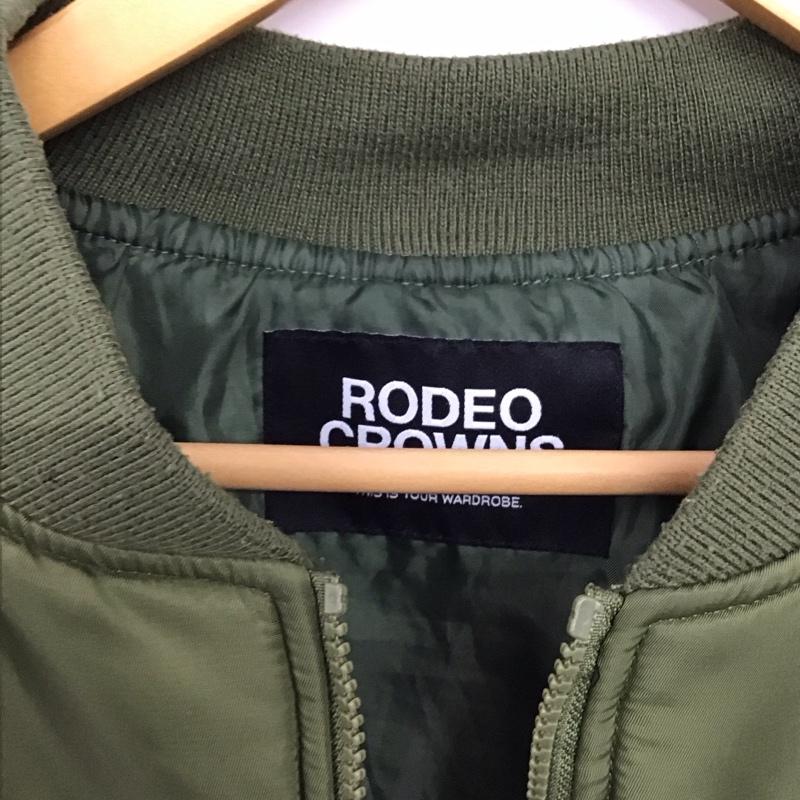 ロデオクラウンズ Rodeo Crowns ジャケット、上着 ジャンパー、ブルゾン ジップアップジャケット ナイロンジャケット アウター L 無地 カーキ / カーキ /  メンズ USED 古着 中古 10150138