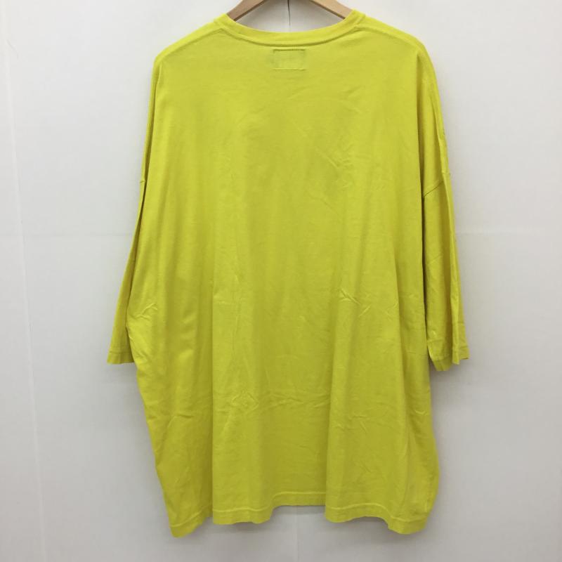 ステューシー STUSSY Tシャツ 半袖 S ロゴ、文字 黄 / イエロー /  メンズ USED 古着 中古 10150139