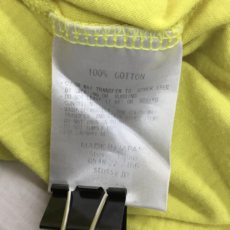 ステューシー STUSSY Tシャツ 半袖 S ロゴ、文字 黄 / イエロー /  メンズ USED 古着 中古 10150139