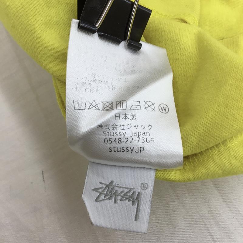 ステューシー STUSSY Tシャツ 半袖 S ロゴ、文字 黄 / イエロー /  メンズ USED 古着 中古 10150139