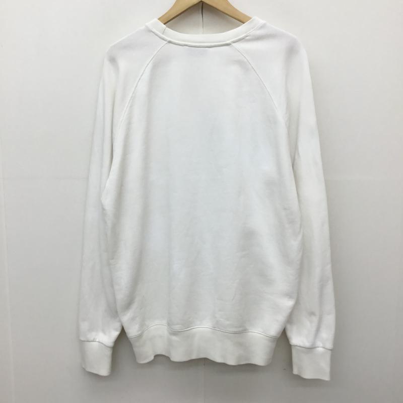 メゾンキツネ MAISON KITSUNE トレーナー 長袖 FW16M706 M ロゴ、文字 白 / ホワイト /  メンズ USED 古着 中古 10150143