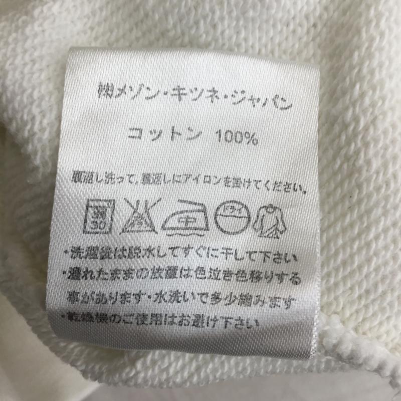 メゾンキツネ MAISON KITSUNE トレーナー 長袖 FW16M706 M ロゴ、文字 白 / ホワイト /  メンズ USED 古着 中古 10150143