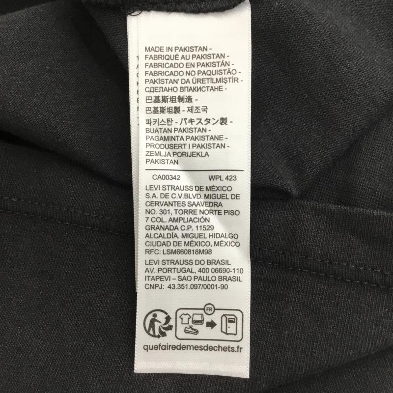 リーバイス Levi s Tシャツ 半袖 XL ロゴ、文字 黒 / ブラック /  メンズ USED 古着 中古 10150144