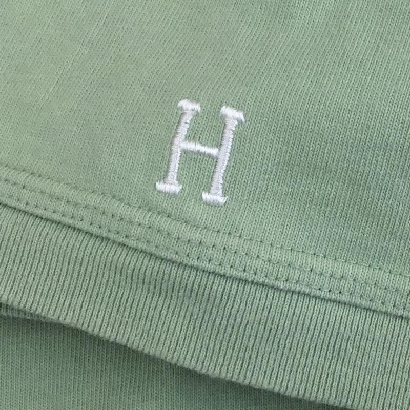ハフ HUF Tシャツ 半袖 XL 刺繍 緑 / グリーン /  メンズ USED 古着 中古 10150145