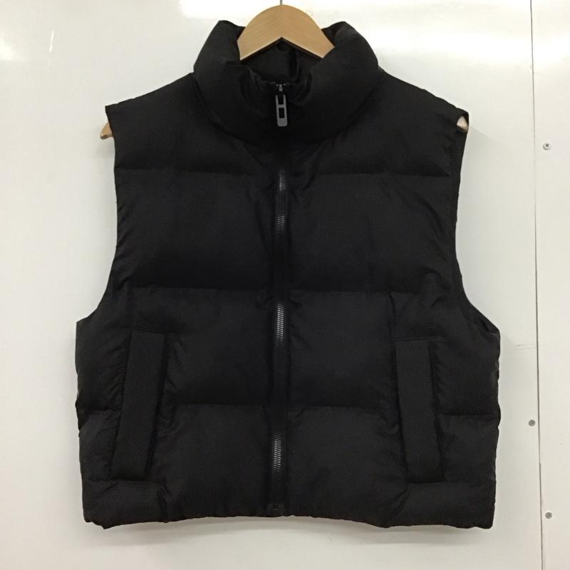 ザラ ZARA ベスト ベスト S 無地 黒 / ブラック /  レディース USED 古着 中古 10150149