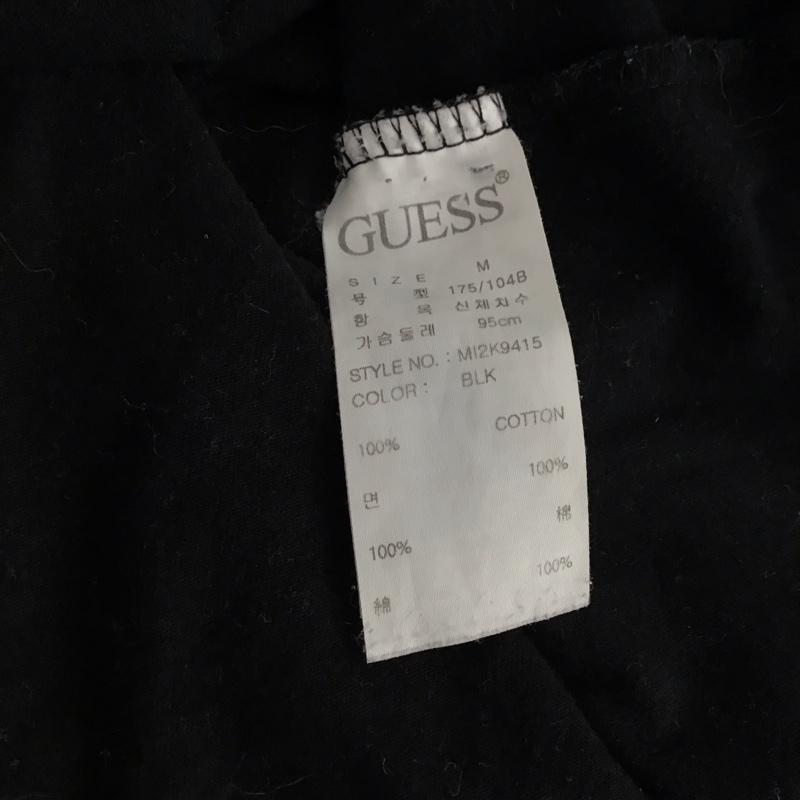 ゲス Guess Tシャツ 半袖 M プリント X ロゴ、文字 黒 / ブラック /  メンズ USED 古着 中古 10150155