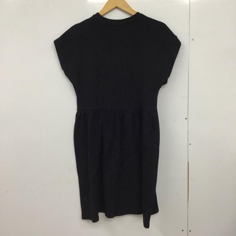 ザラ ZARA ワンピース ミニスカート S 無地 黒 / ブラック /  レディース USED 古着 中古 10150157