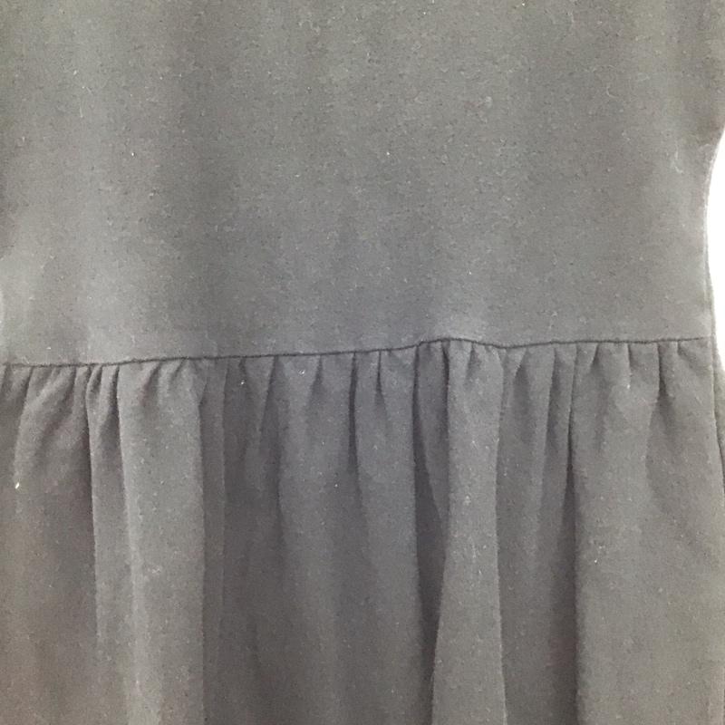 ザラ ZARA ワンピース ミニスカート S 無地 黒 / ブラック /  レディース USED 古着 中古 10150157