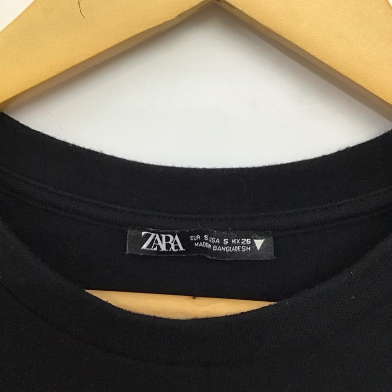 ザラ ZARA ワンピース ミニスカート S 無地 黒 / ブラック /  レディース USED 古着 中古 10150157