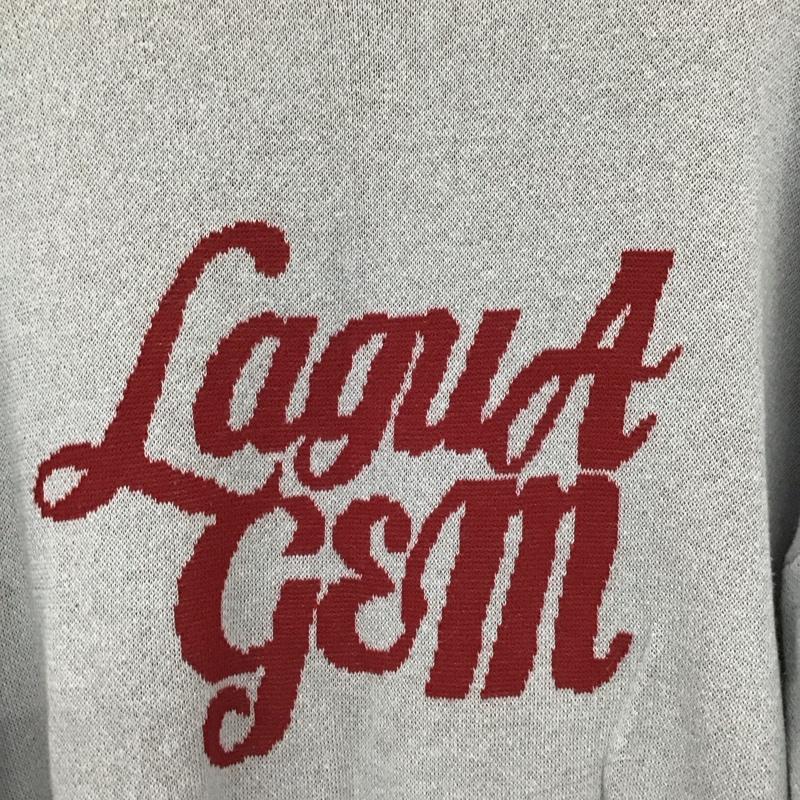 ラグア ジェム LAGUA GEM ニット、セーター 長袖 510gam70-2120 FREE ロゴ、文字 X 無地 水色 / ライトブルー /  レディース USED 古着 中古 10150162