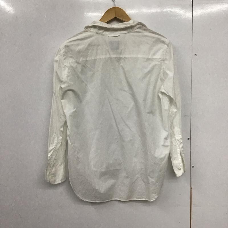 ニコアンド niko and... シャツ、ブラウス 長袖 M 無地 白 / ホワイト /  レディース USED 古着 中古 10150164