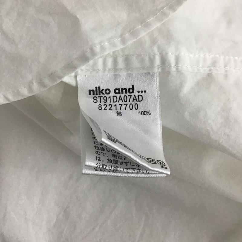 ニコアンド niko and... シャツ、ブラウス 長袖 M 無地 白 / ホワイト /  レディース USED 古着 中古 10150164