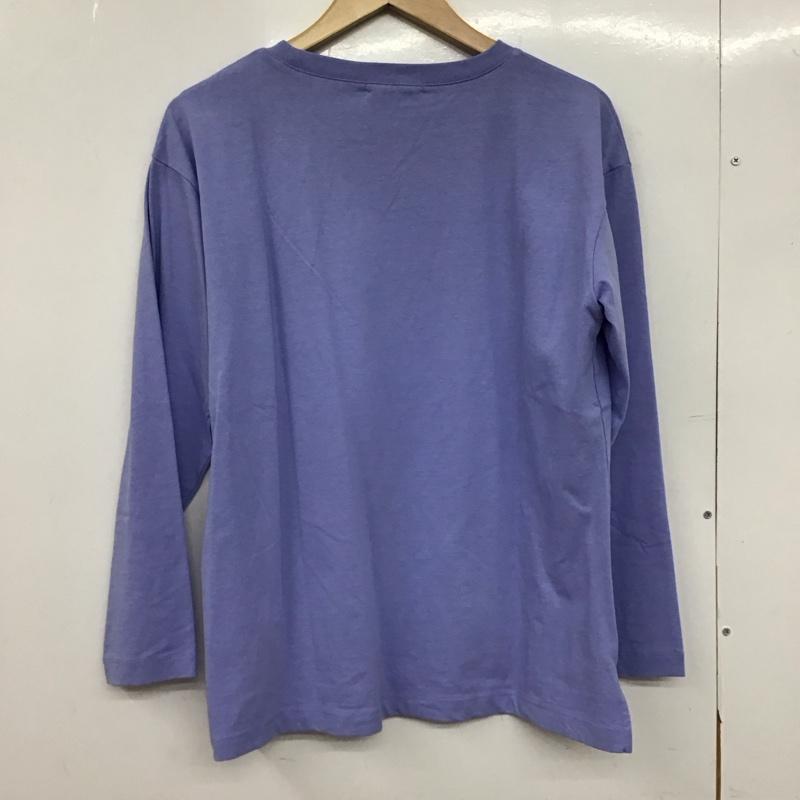 サマンサモスモスブルー Samansa Mos2 blue Tシャツ 長袖 FREE ロゴ、文字 X プリント マルチカラー / マルチカラー /  レディース USED 古着 中古 10150172