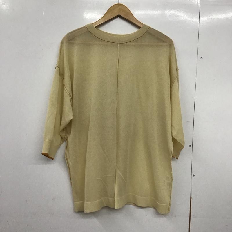 ローリーズファーム LOWRYS FARM カットソー 七分袖 FREE 無地 ベージュ / ベージュ /  レディース USED 古着 中古 10150177