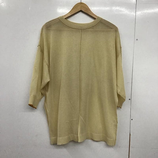 ローリーズファーム LOWRYS FARM カットソー 七分袖 FREE 無地 ベージュ / ベージュ /  レディース USED 古着 中古 10150177
