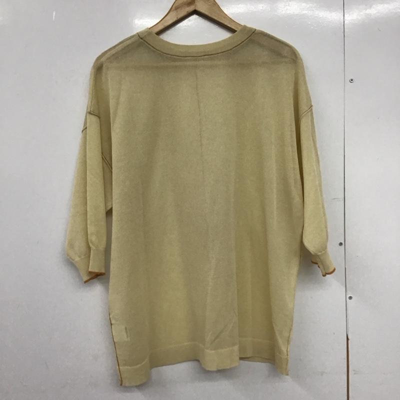 ローリーズファーム LOWRYS FARM カットソー 七分袖 FREE 無地 ベージュ / ベージュ /  レディース USED 古着 中古 10150177