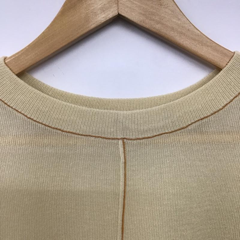ローリーズファーム LOWRYS FARM カットソー 七分袖 FREE 無地 ベージュ / ベージュ /  レディース USED 古着 中古 10150177