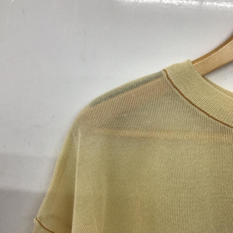ローリーズファーム LOWRYS FARM カットソー 七分袖 FREE 無地 ベージュ / ベージュ /  レディース USED 古着 中古 10150177