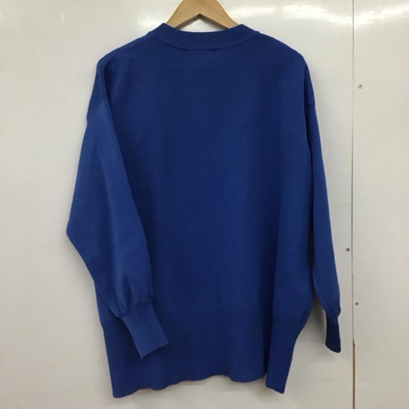 ローリーズファーム LOWRYS FARM カーディガン 長袖 2 無地 青 / ブルー /  レディース USED 古着 中古 10150178