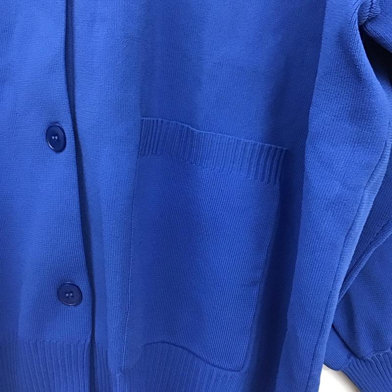 ローリーズファーム LOWRYS FARM カーディガン 長袖 2 無地 青 / ブルー /  レディース USED 古着 中古 10150178
