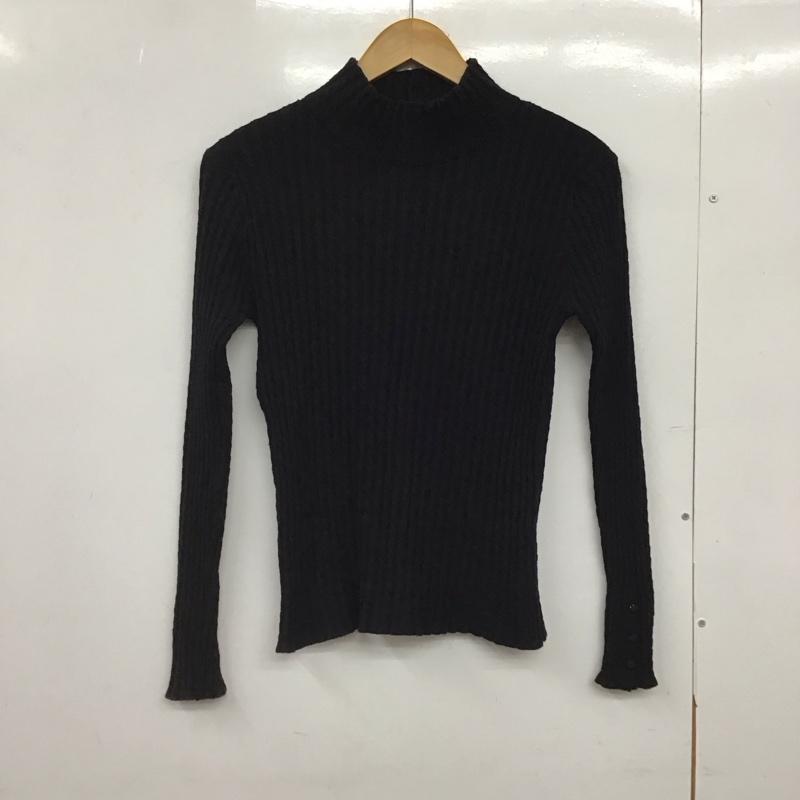 マウジー MOUSSY カットソー 長袖 010cag70-5750 FREE 無地 黒 / ブラック /  レディース USED 古着 中古 10150179
