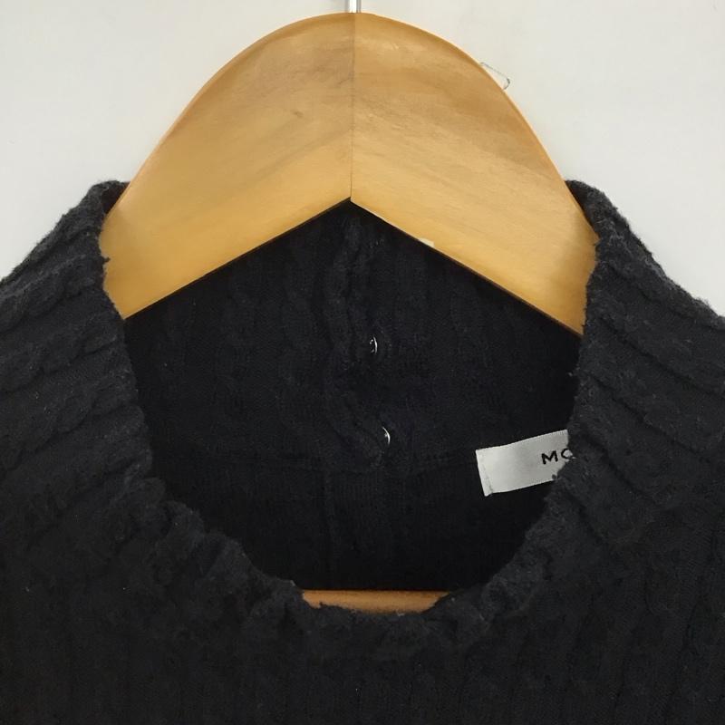 マウジー MOUSSY カットソー 長袖 010cag70-5750 FREE 無地 黒 / ブラック /  レディース USED 古着 中古 10150179