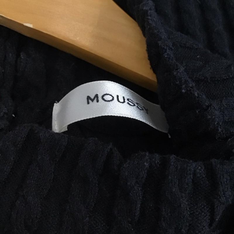 マウジー MOUSSY カットソー 長袖 010cag70-5750 FREE 無地 黒 / ブラック /  レディース USED 古着 中古 10150179