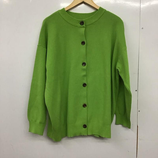 ローリーズファーム LOWRYS FARM カーディガン 長袖 FREE 無地 薄緑 / ライトグリーン /  レディース USED 古着 中古 10150181