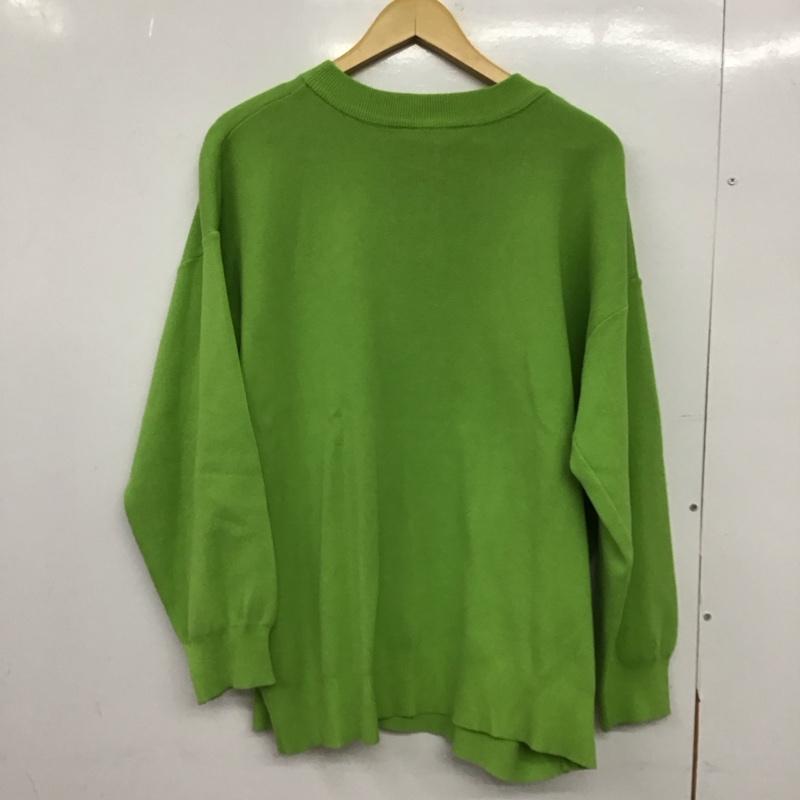ローリーズファーム LOWRYS FARM カーディガン 長袖 FREE 無地 薄緑 / ライトグリーン /  レディース USED 古着 中古 10150181