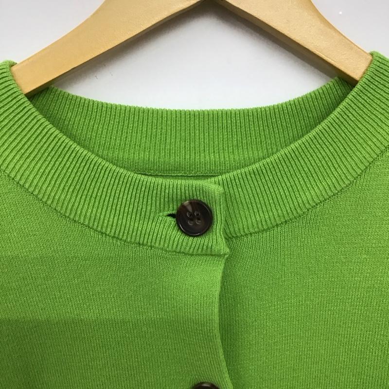 ローリーズファーム LOWRYS FARM カーディガン 長袖 FREE 無地 薄緑 / ライトグリーン /  レディース USED 古着 中古 10150181