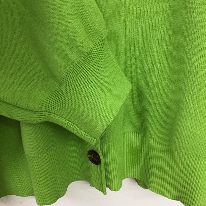 ローリーズファーム LOWRYS FARM カーディガン 長袖 FREE 無地 薄緑 / ライトグリーン /  レディース USED 古着 中古 10150181