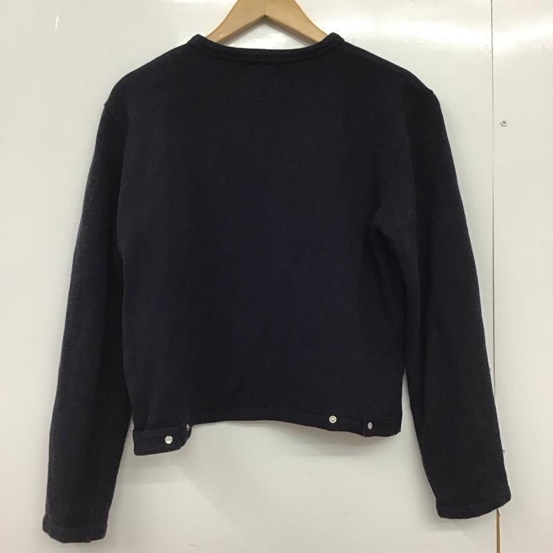 アニエス・ベー agnes b. カーディガン 長袖 2 無地 黒 / ブラック /  レディース USED 古着 中古 10150185