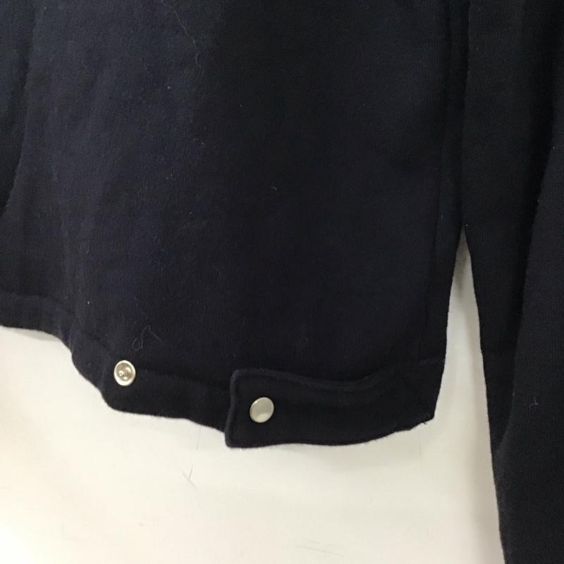 アニエス・ベー agnes b. カーディガン 長袖 2 無地 黒 / ブラック /  レディース USED 古着 中古 10150185