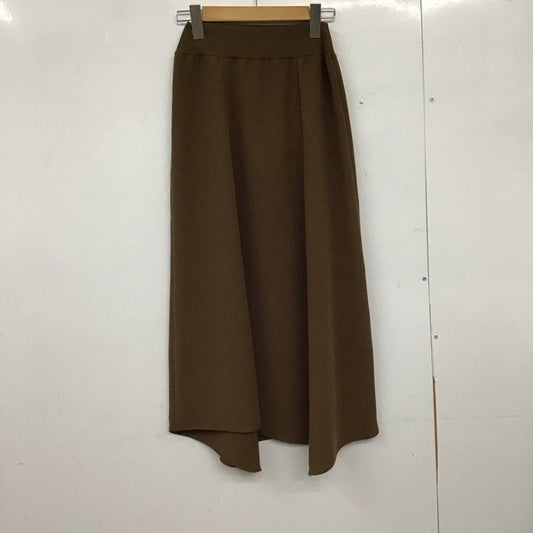 セオリー theory スカート ロングスカート 無地 茶 / ブラウン /  レディース USED 古着 中古 10150186