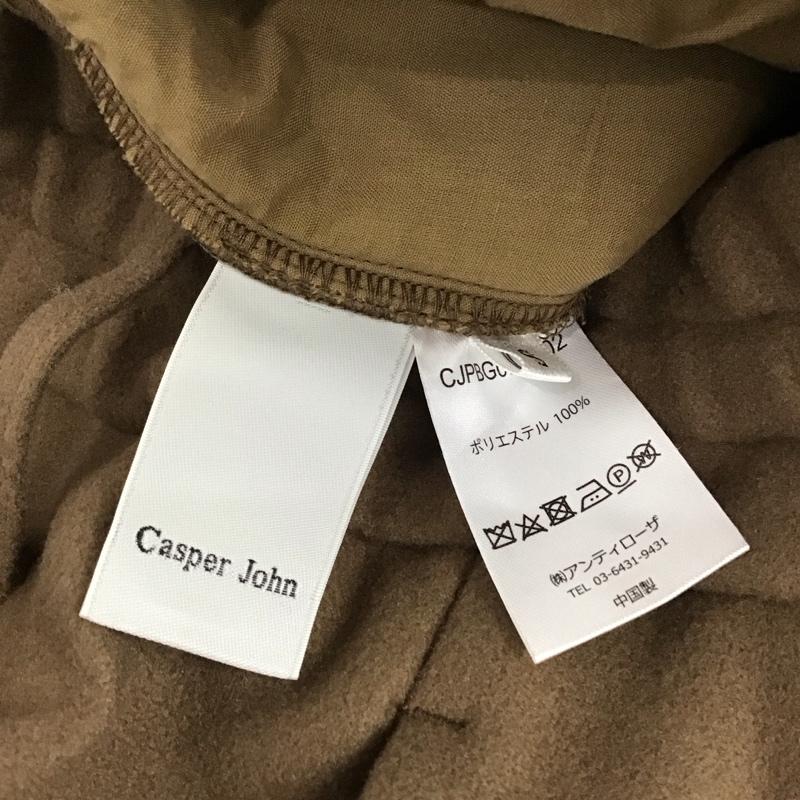 キャスパージョン CASPER JOHN パンツ スラックス S 無地 茶 / ブラウン /  レディース USED 古着 中古 10150191