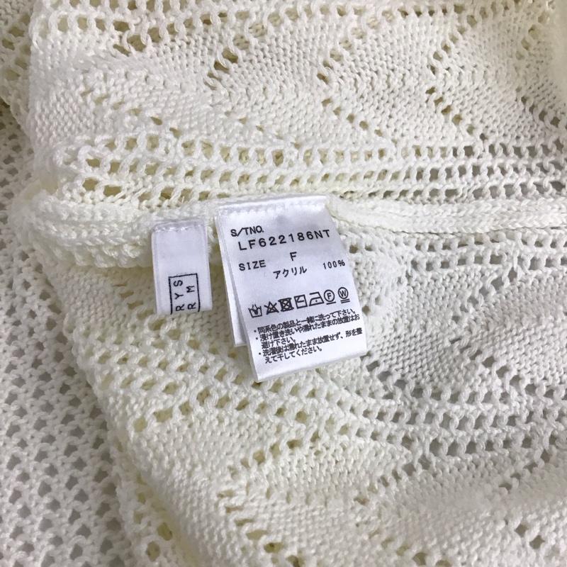 ローリーズファーム LOWRYS FARM ニット、セーター 半袖 FREE 無地 白 / ホワイト /  レディース USED 古着 中古 10150200