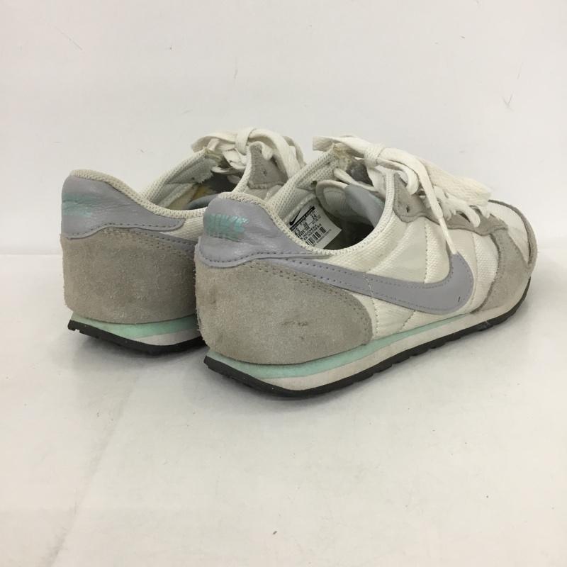 ナイキ NIKE スニーカー スニーカー 644451-130 WMNS NIKE GENICCO 24cm 24.0cm ロゴ、文字 灰 / グレー /  レディース USED 古着 中古 10150216