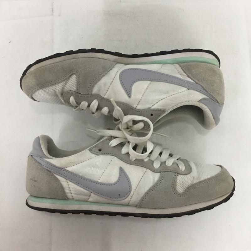 ナイキ NIKE スニーカー スニーカー 644451-130 WMNS NIKE GENICCO 24cm 24.0cm ロゴ、文字 灰 / グレー /  レディース USED 古着 中古 10150216