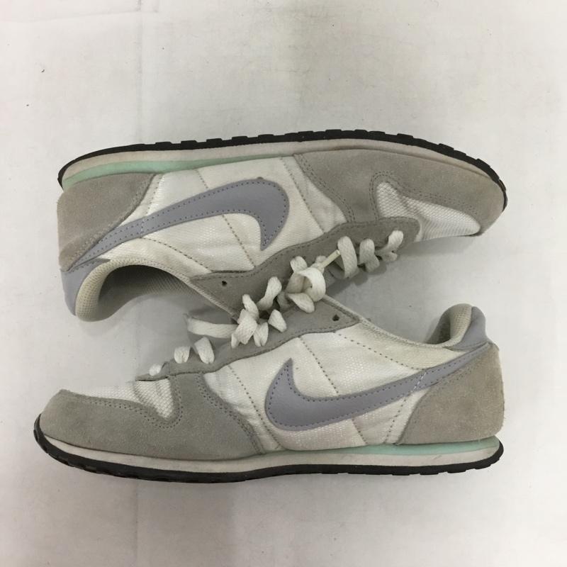 ナイキ NIKE スニーカー スニーカー 644451-130 WMNS NIKE GENICCO 24cm 24.0cm ロゴ、文字 灰 / グレー /  レディース USED 古着 中古 10150216