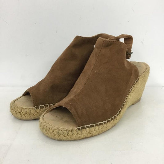 ギャップ GAP サンダル サンダル ウェッジソール ジュートサンダル 無地 茶 / ブラウン /  レディース USED 古着 中古 10150221
