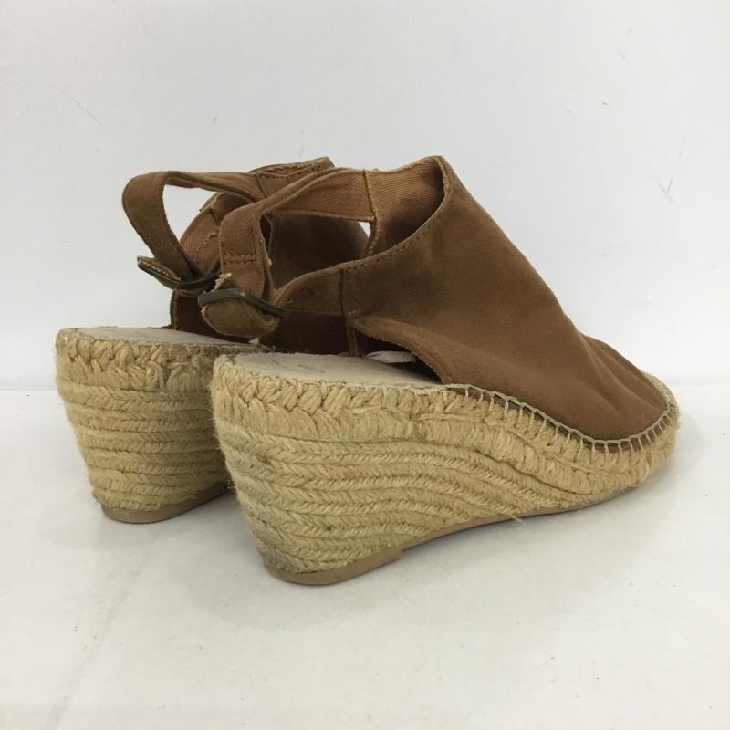 ギャップ GAP サンダル サンダル ウェッジソール ジュートサンダル 無地 茶 / ブラウン /  レディース USED 古着 中古 10150221