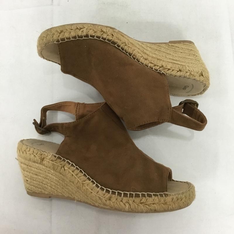 ギャップ GAP サンダル サンダル ウェッジソール ジュートサンダル 無地 茶 / ブラウン /  レディース USED 古着 中古 10150221