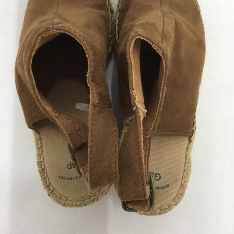 ギャップ GAP サンダル サンダル ウェッジソール ジュートサンダル 無地 茶 / ブラウン /  レディース USED 古着 中古 10150221