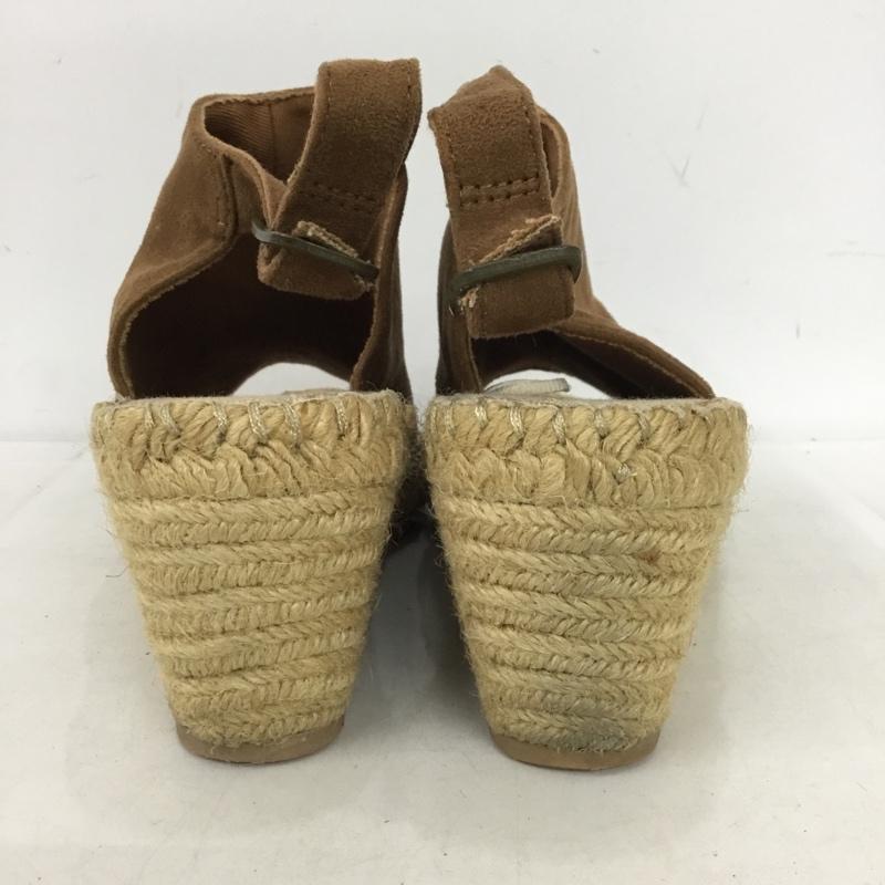 ギャップ GAP サンダル サンダル ウェッジソール ジュートサンダル 無地 茶 / ブラウン /  レディース USED 古着 中古 10150221