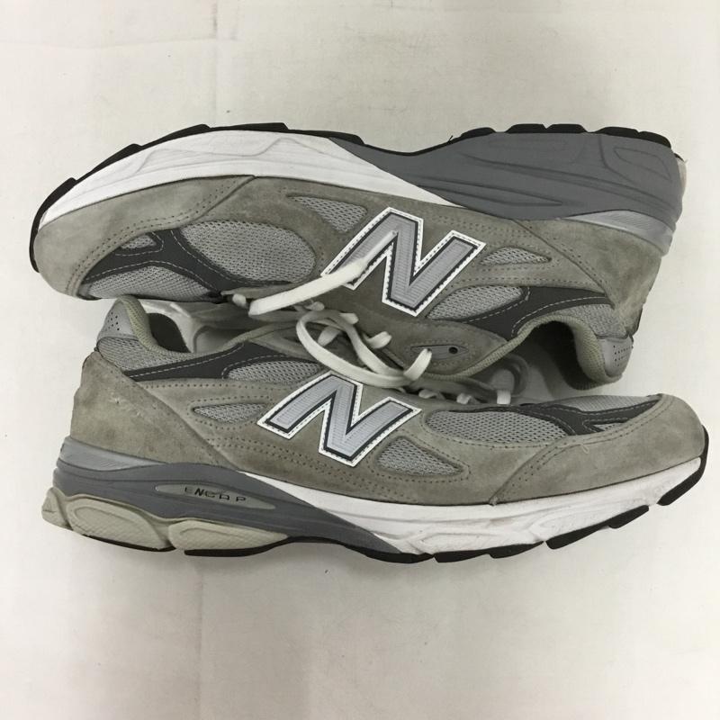 ニューバランス New Balance スニーカー スニーカー M990GY3 29.5cm 箱有 29.5cm ロゴ、文字 灰 / グレー /  メンズ USED 古着 中古 10150236