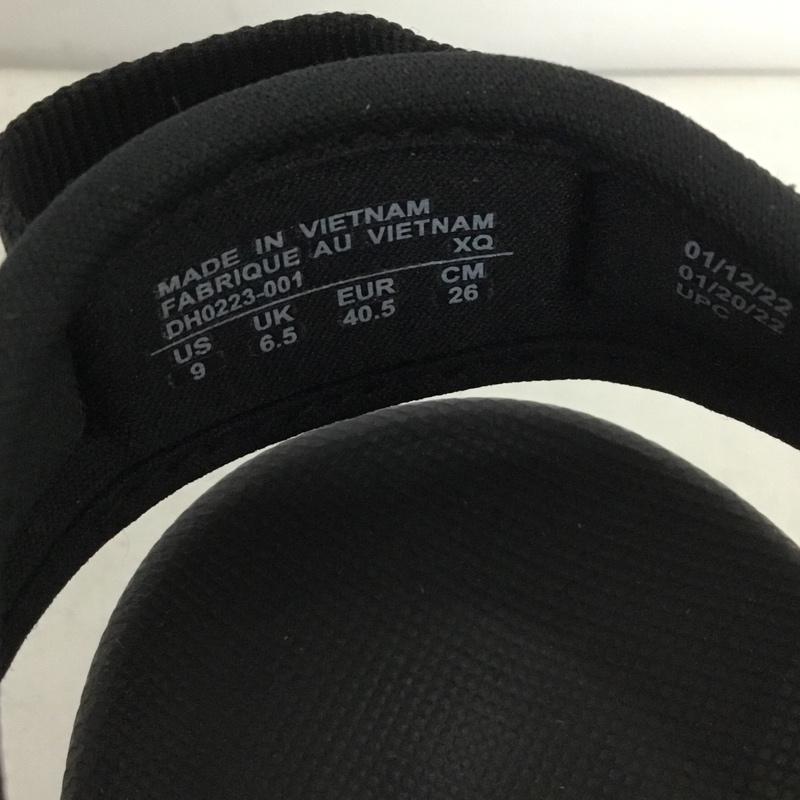 ナイキ NIKE サンダル サンダル DH0223-001 W ICON CLASSIC SANDAL 26cm 厚底 スポーツサンダル 26.0cm ロゴ、文字 黒 / ブラック / X 白 / ホワイト /  レディース USED 古着 中古 10150241