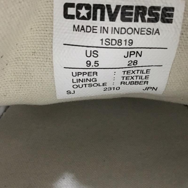 コンバース CONVERSE スニーカー スニーカー 1SD819 ALL STAR R OX 28cm ローカット 28.0cm ロゴ、文字 黒 / ブラック /  メンズ USED 古着 中古 10150244