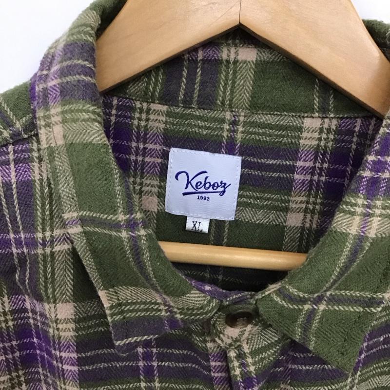 ケボズ KEBOZ シャツ、ブラウス 長袖 長袖シャツ チェックシャツ カラーシャツ XL チェック マルチカラー / マルチカラー /  メンズ USED 古着 中古 10150252