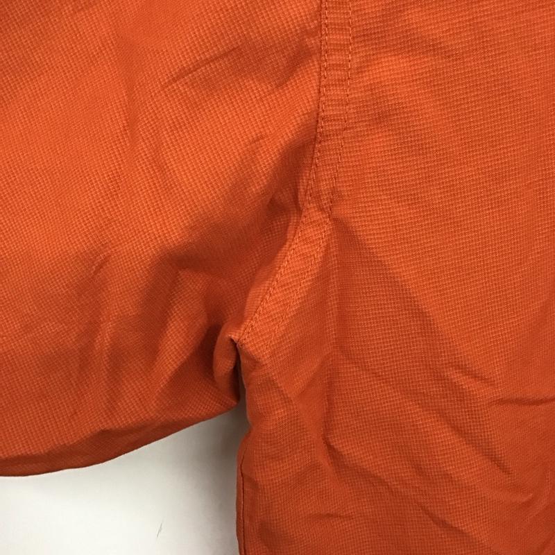 コロンビア Columbia シャツ、ブラウス 長袖 長袖シャツ 無地シャツ カラーシャツ 00s XXL ロゴ、文字 橙 / オレンジ /  メンズ USED 古着 中古 10150259