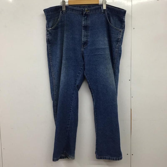 ラングラー Wrangler パンツ デニム、ジーンズ デニムパンツ ワイドパンツ カジュアルパンツ 42 無地 インディゴ / インディゴ /  メンズ USED 古着 中古 10150266